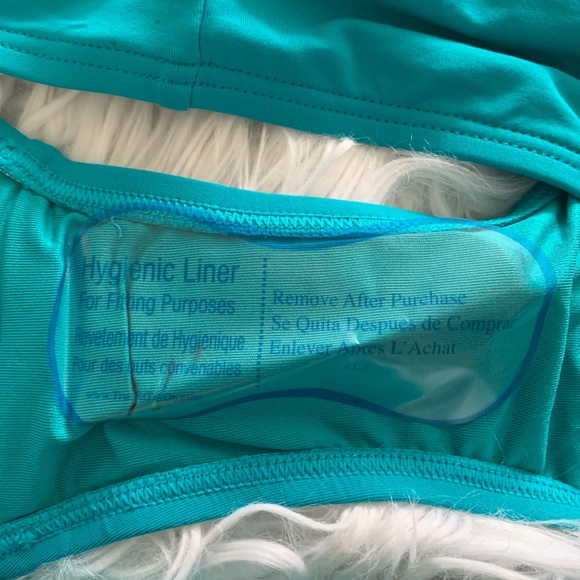 Michael Kors Teal Water Marble Logo Ring Tankini - Picture 11 of 14